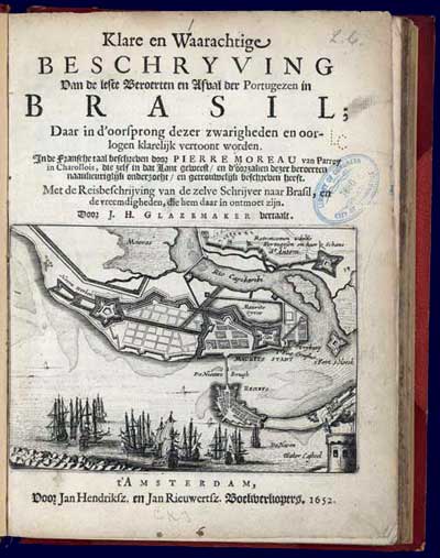 Brazilië boek uit 1652 - klik erop om dit venster te sluiten 