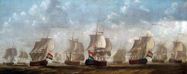 Vloot schepen van de Middelburgsche Commercie Compagnie