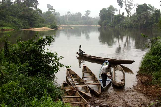 De Pra rivier, Ghana