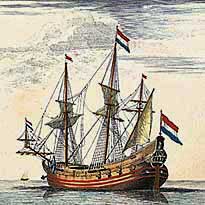 fluitschip, vrachtvaarder, 17de eeuw